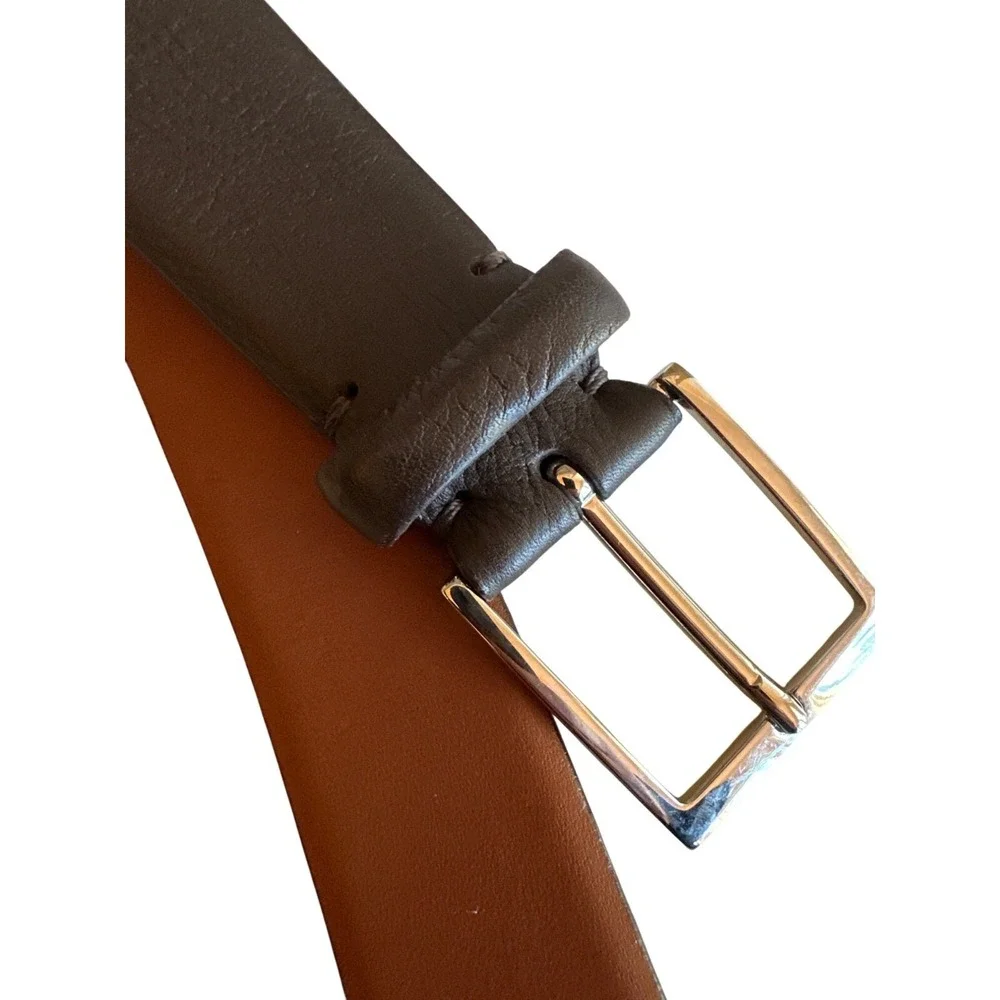 Fullum & Holt Mens Genuine Leather Belt Brown‎ Size 38